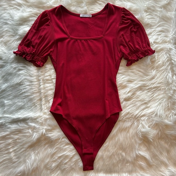 Tops - Red Bodysuit